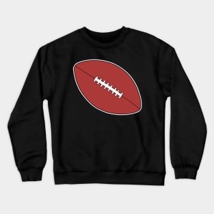 American Football Sticker Style Design Crewneck Sweatshirt